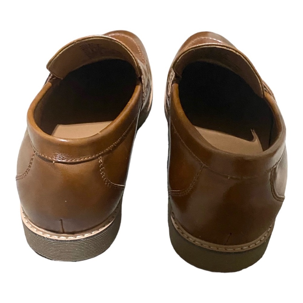 Men’s Steve Madden Nyles Brown Penny Loafers Shoes - Picture 3 of 5